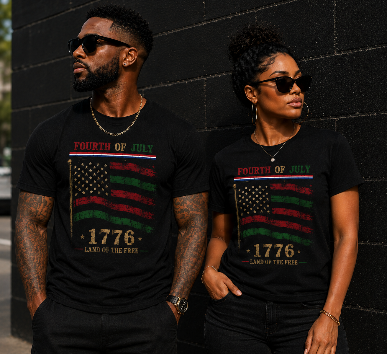 4 th of July Bold Graphic Tee