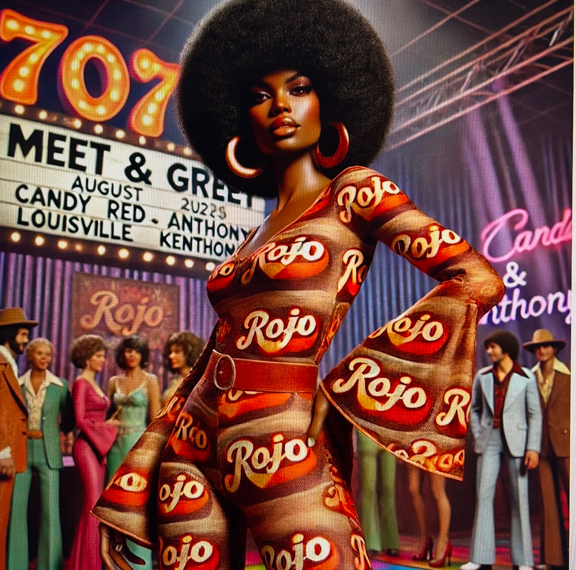 Candy Red & Anthony’s- 70’s theme Meet & Greet