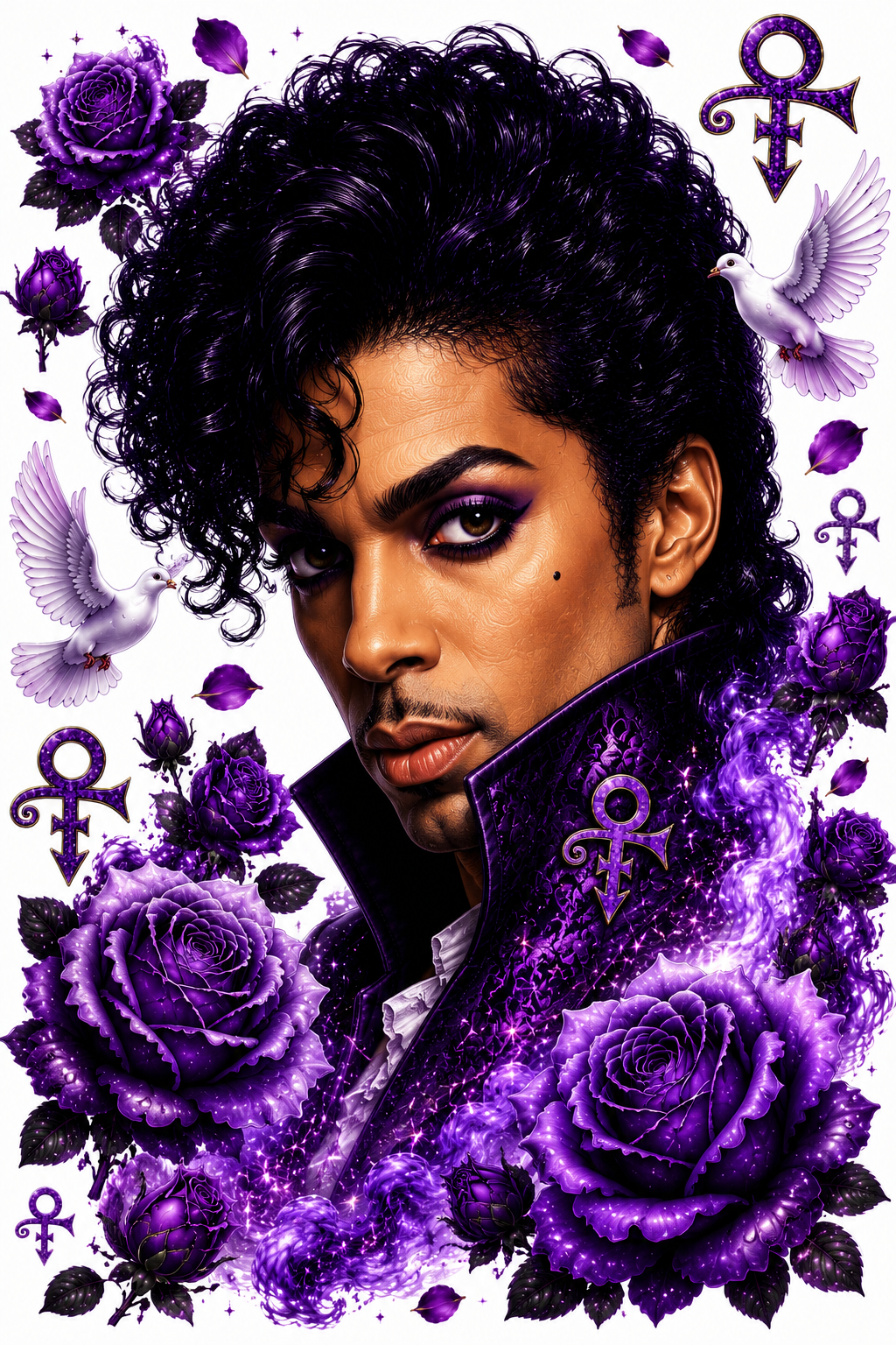 Prince Inspired tee and Cell Phone Crossbody Bundle