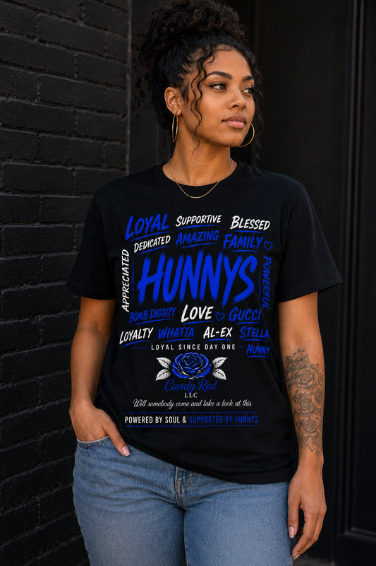 Hunnys Loyal Since Day One Tee – Candy Red LLC