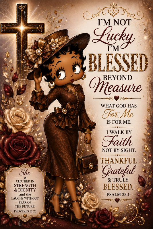 Grace & Glory Collection – Betty Boop™ Inspired Faith Edition/Brown