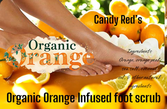 Organic Orange Infused Foot Scrub