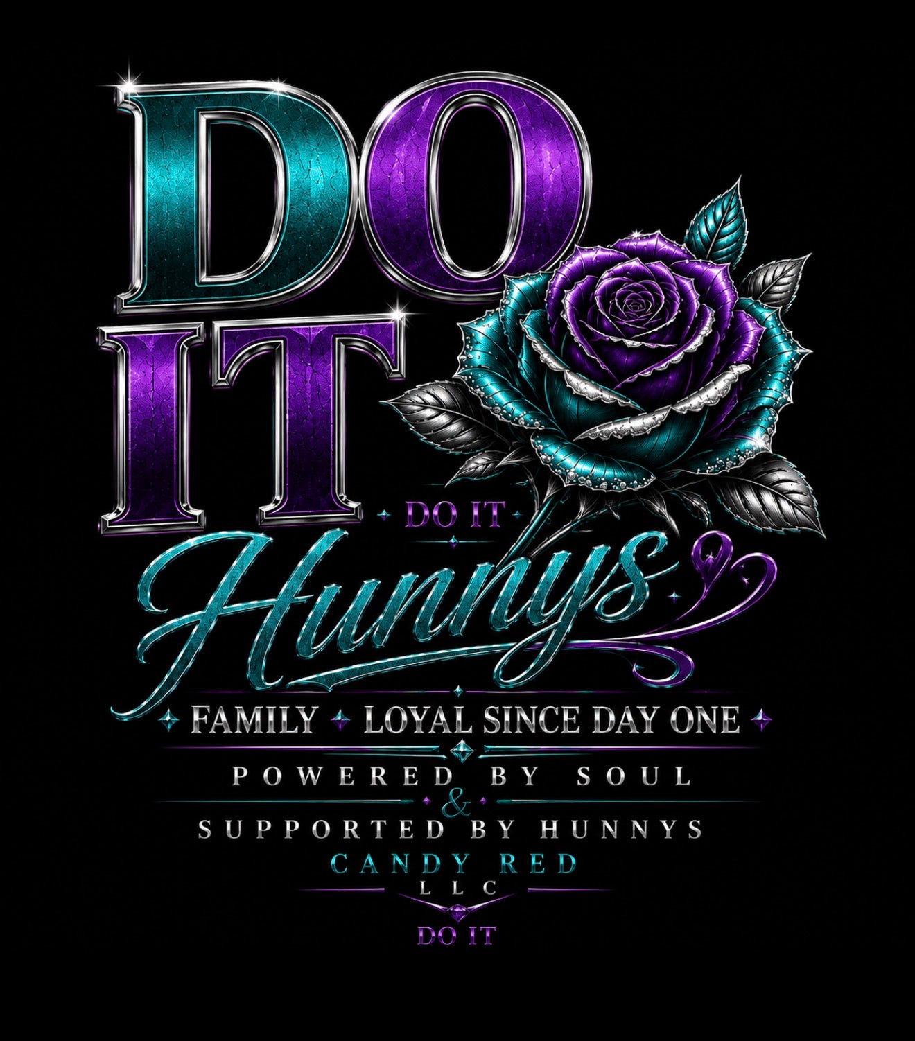 DO IT Hunnys Supporter Tee – Candy Red LLC