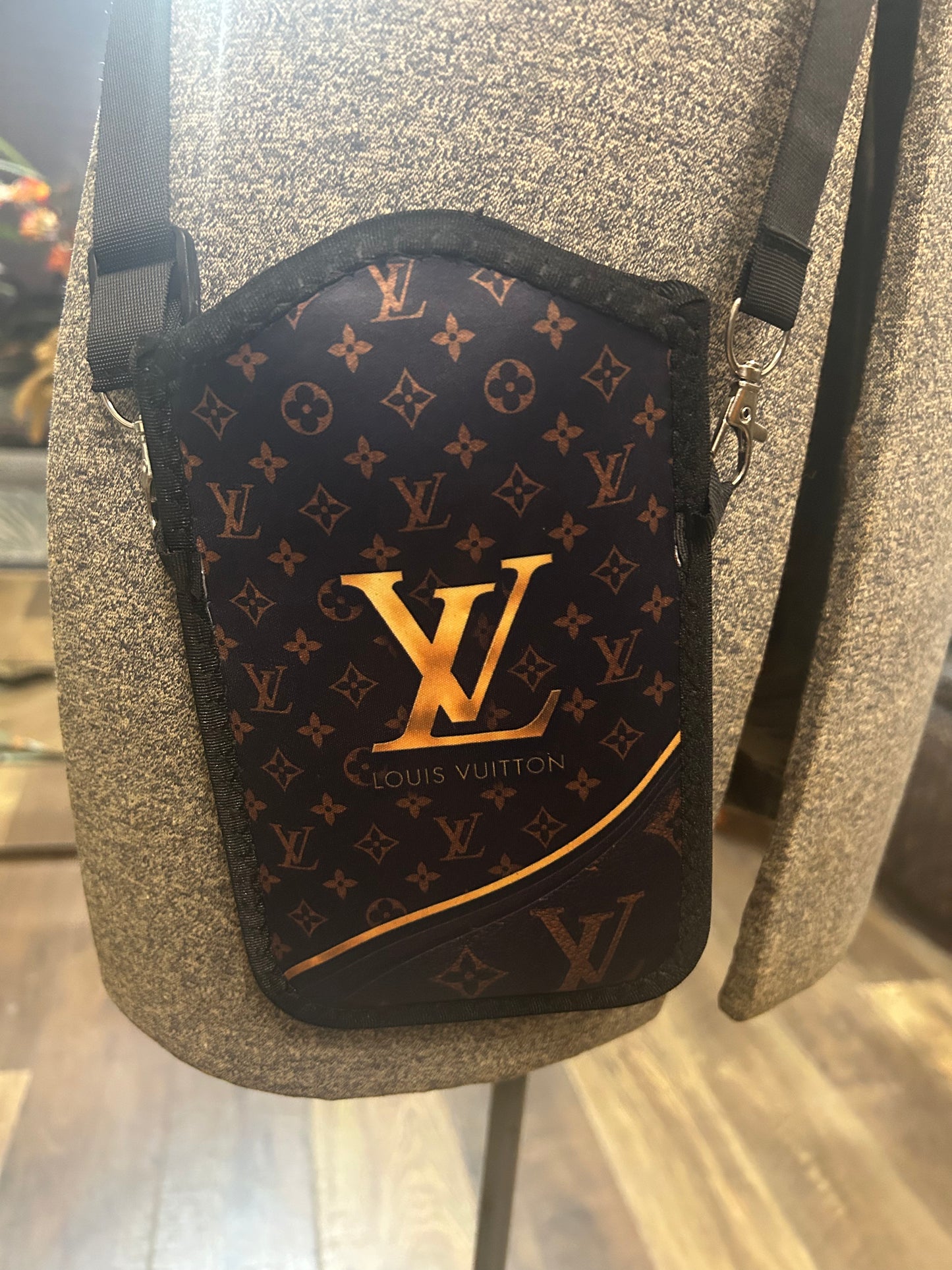 Custom Personalized Cross Body Cell Phone Holder Sleeve – Add Your Photo, Name or Design