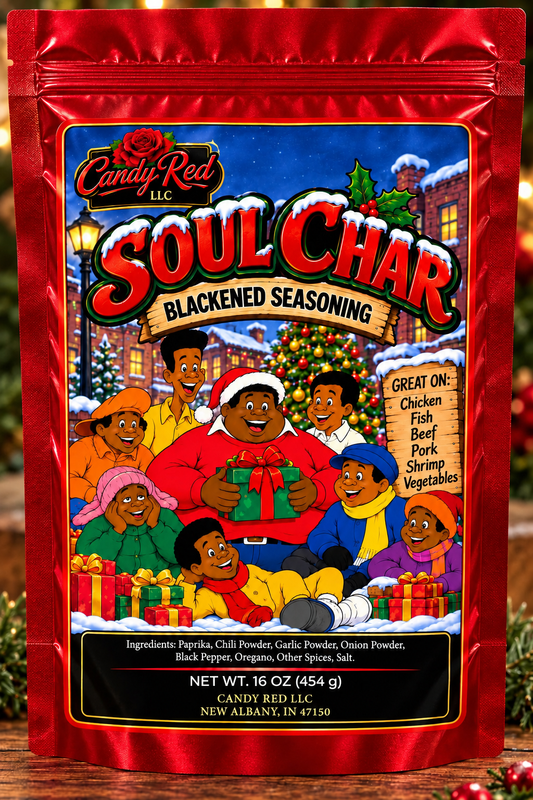 Candy Red Soul Char Blackened Seasoning 16 oz
