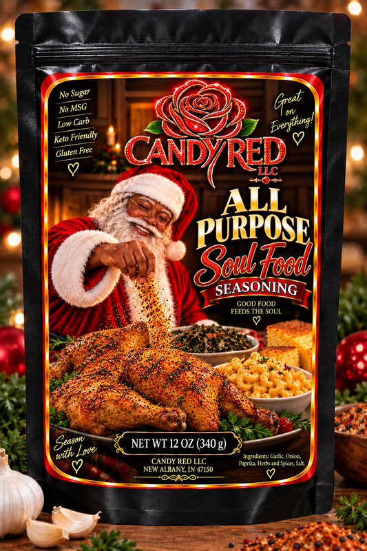 Candy Red All Purpose Soul Food Seasoning 12 oz