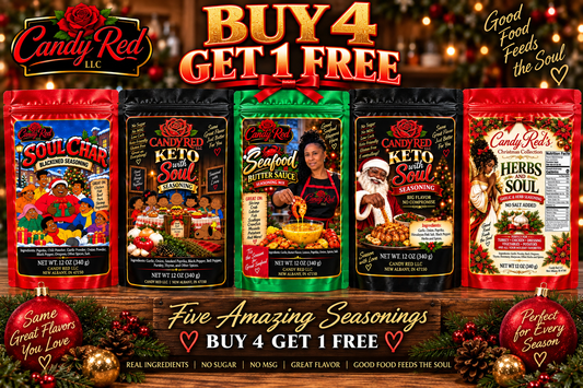 Candy Red Five Seasoning Bundle - Buy 4 Get 1 Free