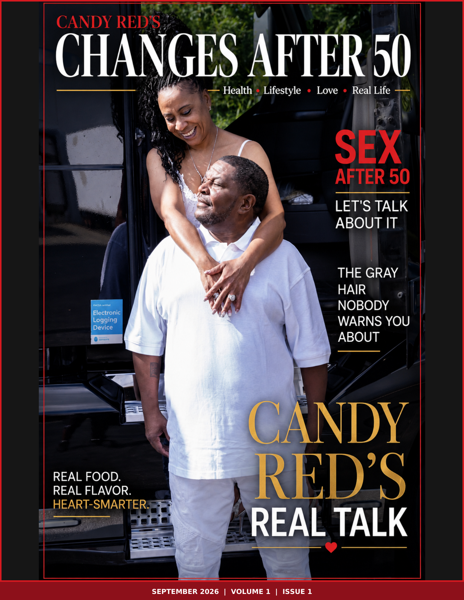 Candy Red’s Changes After 50 digital magazine Issue 01 cover