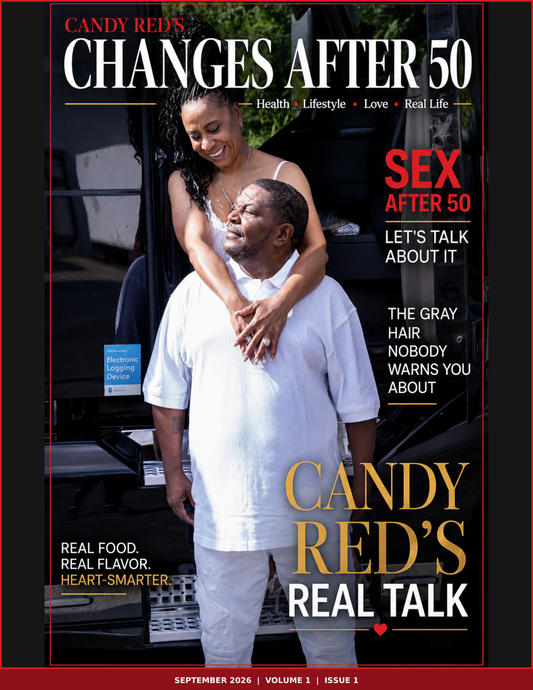 Candy Red’s Changes After 50 digital magazine Issue 01 cover