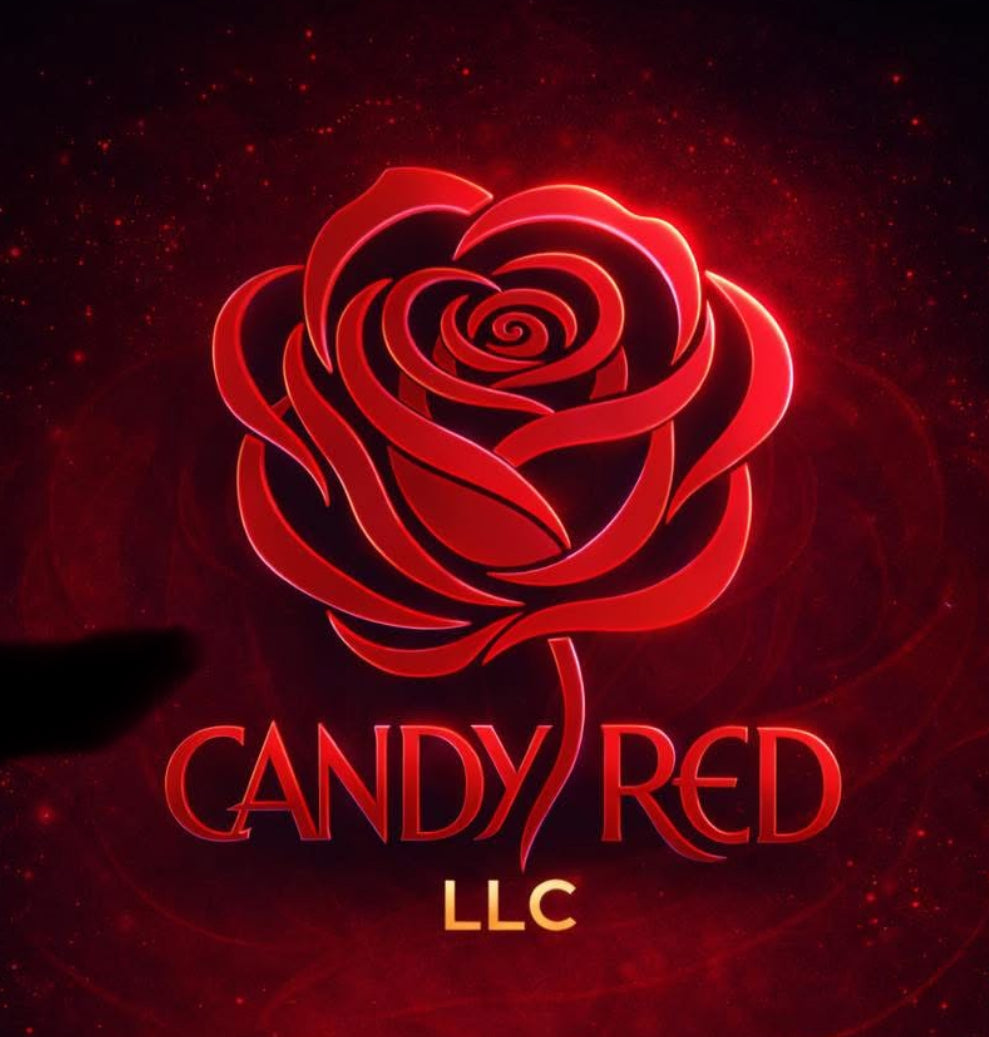 Candy Red LLC red rose logo — online intake call