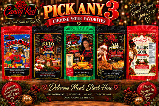 Candy Red Pick Any 3 16 oz seasoning holiday bundle